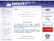 Tablet Screenshot of amavet.org