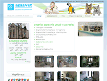 Tablet Screenshot of amavet.pl